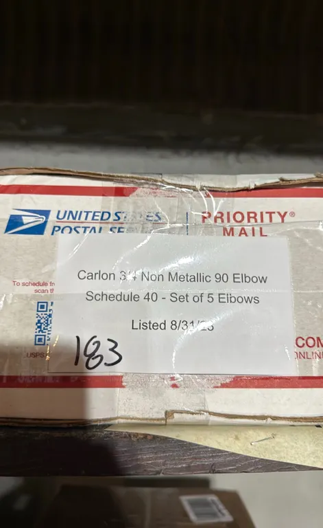 Carlon 3/4" Non Metallic 90 Elbow Schedule 40 Set