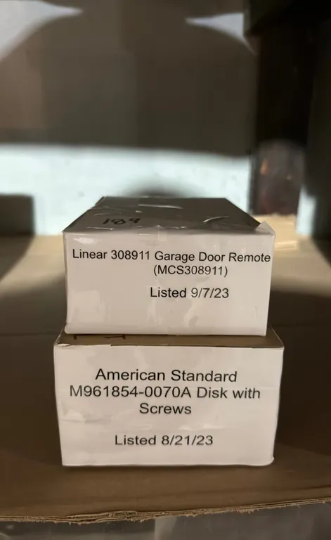 Linear Garage Door Remote and American Standard Disk