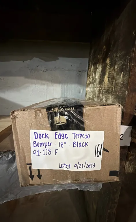 Dock Edge Torpedo Bumper 18" Black 91-118-F