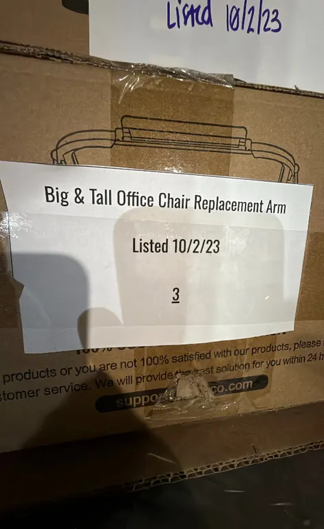 Big & Tall Office Chair Replacement Arm