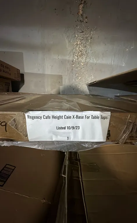 Regency Cafe Height Cain X-Base For Table Tops