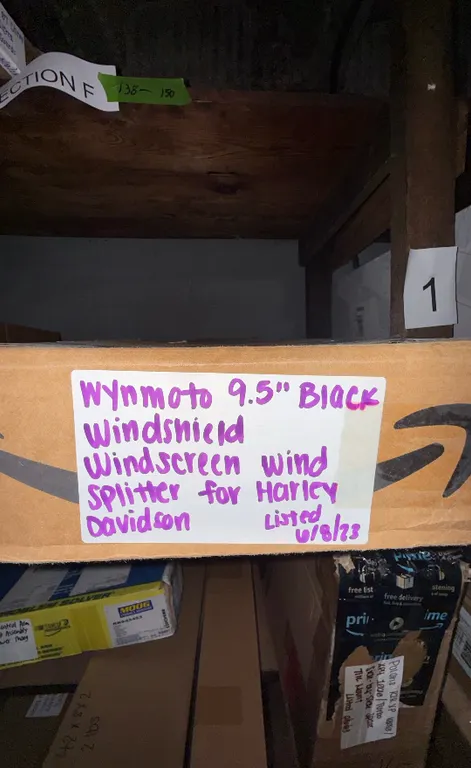Wynmoto 9.5" Black Windscreen for Harley Davidson