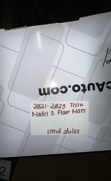 2021-2023 Tesla Model 3 Floor Mats