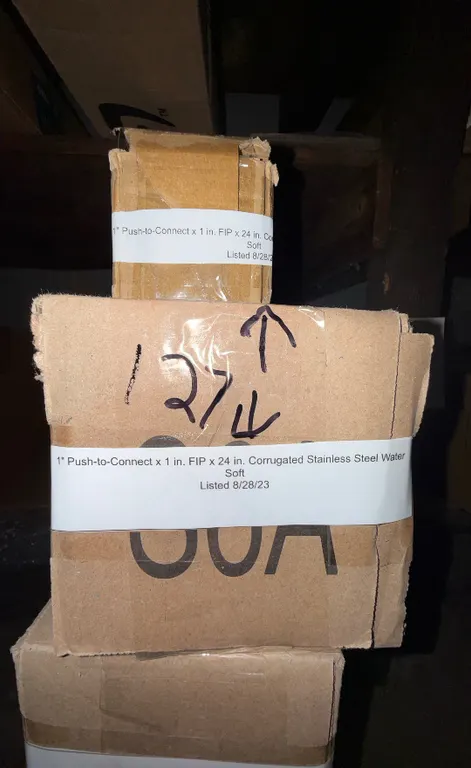 1" Push-to-Connect x 1" FIP x 24" Water Softener
