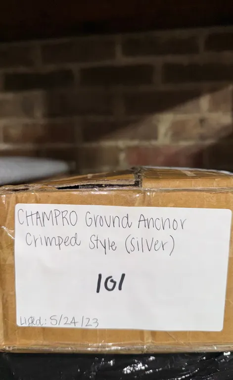 Champro Ground Anchor Crimped Style (Silver)