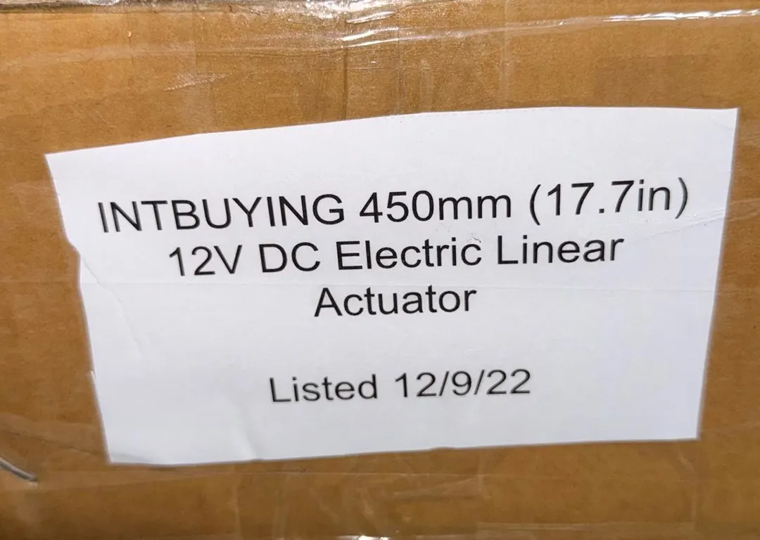 INTBUYING 450mm 12V DC Electric Linear Actuator