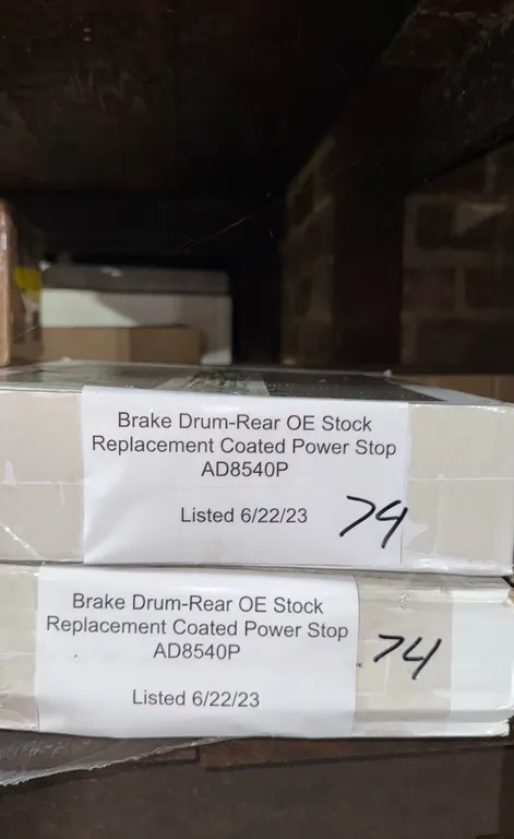 Power Stop Brake Drum Rear OE Stock AD8540P