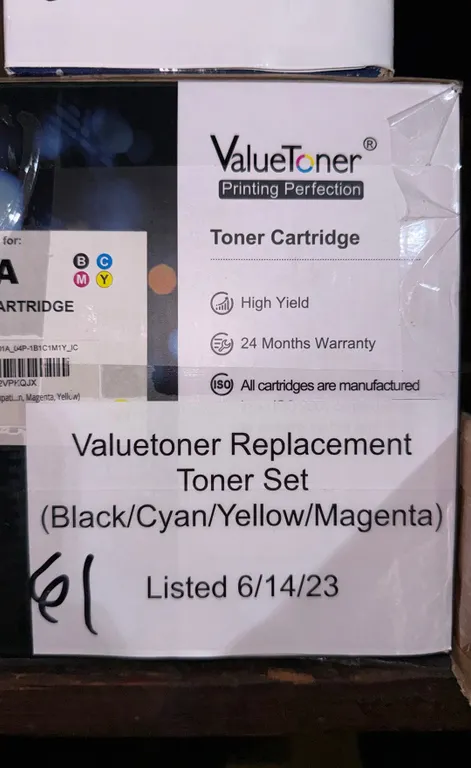 ValueToner Replacement Toner Set (Black/Cyan/Yellow/Magenta)
