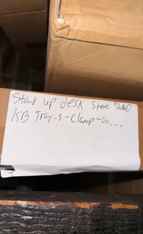 Stand Up Desk Store Steel KB Tray Clamp-On