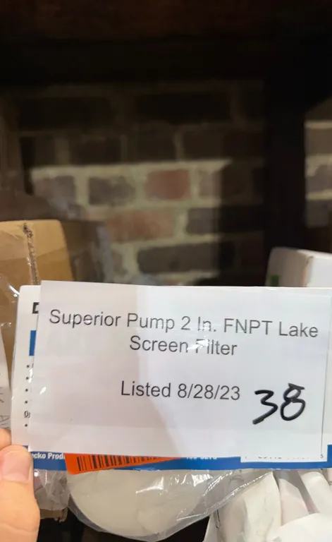 Superior Pump 2 In. FNPT Lake Screen Filter