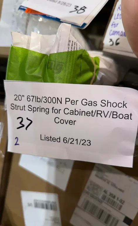 20" Gas Shock Strut Spring for Cabinet/RV/Boat Cover