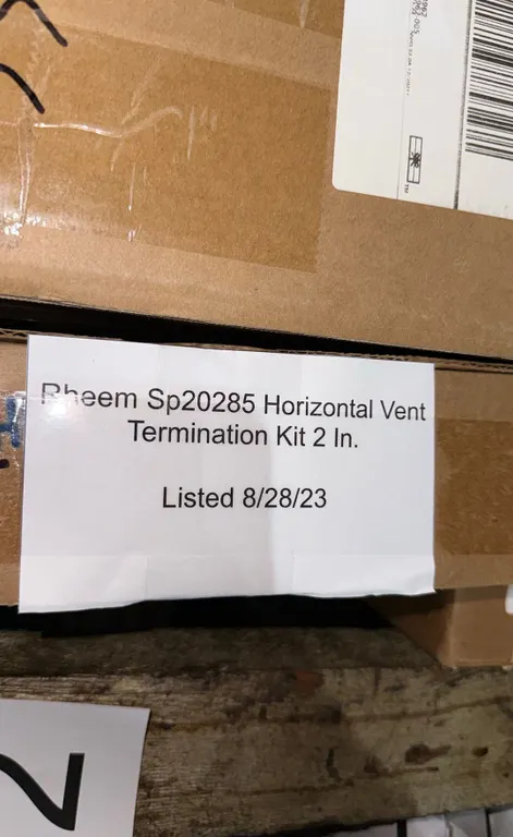 Rheem SP20285 Horizontal Vent Termination Kit