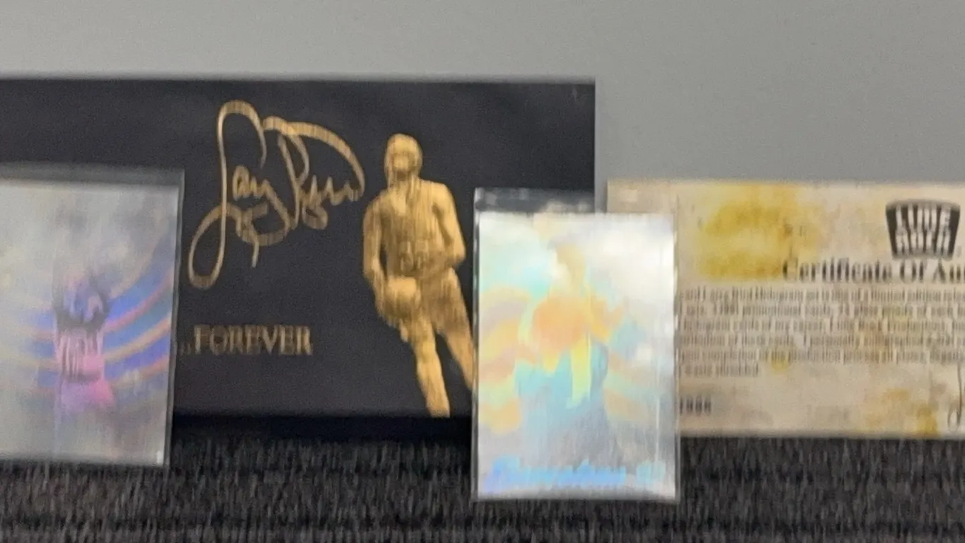 1992 Lime Rock Larry Bird Yesterday, Today, Forever 3 Hologram Card Set
