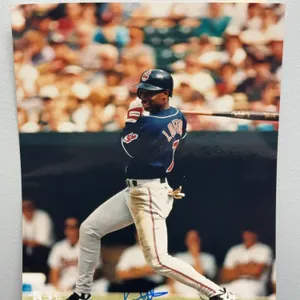 Kenny Lofton Autographed 8x10 Photo