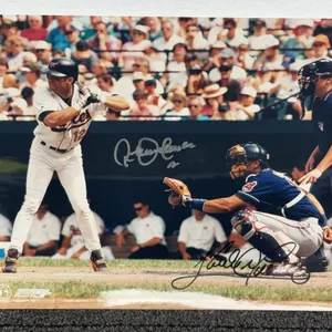Roberto Alomar & Sandy Alomar Jr. Autographed 8x10 Photo