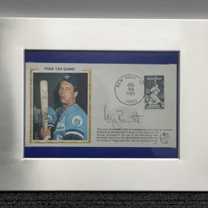 George Brett Autographed 1983 First Day Cover "Pine Tar Game"