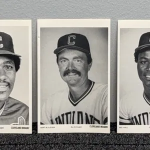 Vintage Cleveland Indians Black & White Press Pictures