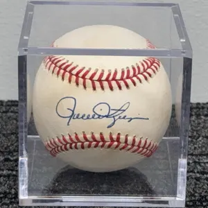 Rollie Fingers Autographed Rawlings American League Baseball w/ Holder