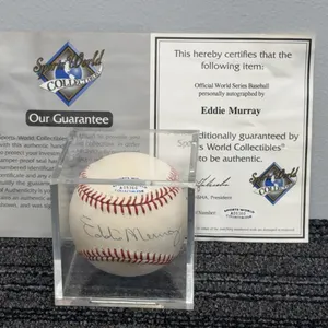 Eddie Murray Signed 1995 World Series Baseball w/ COA