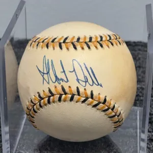 Albert Belle Autographed 1994 Pittsburgh All-Star Game Baseball w/ Ball Holder