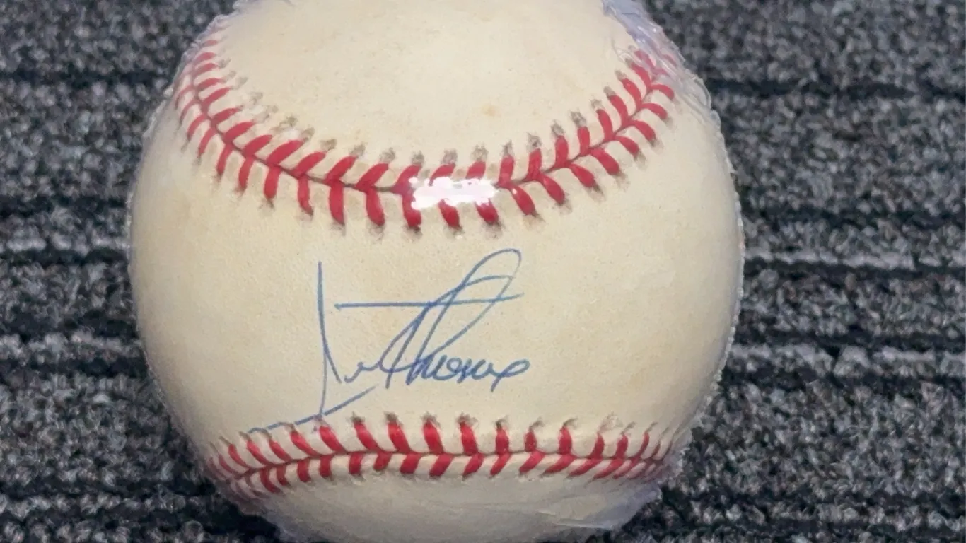 Jim Thome Autographed 1997 World Series Baseball