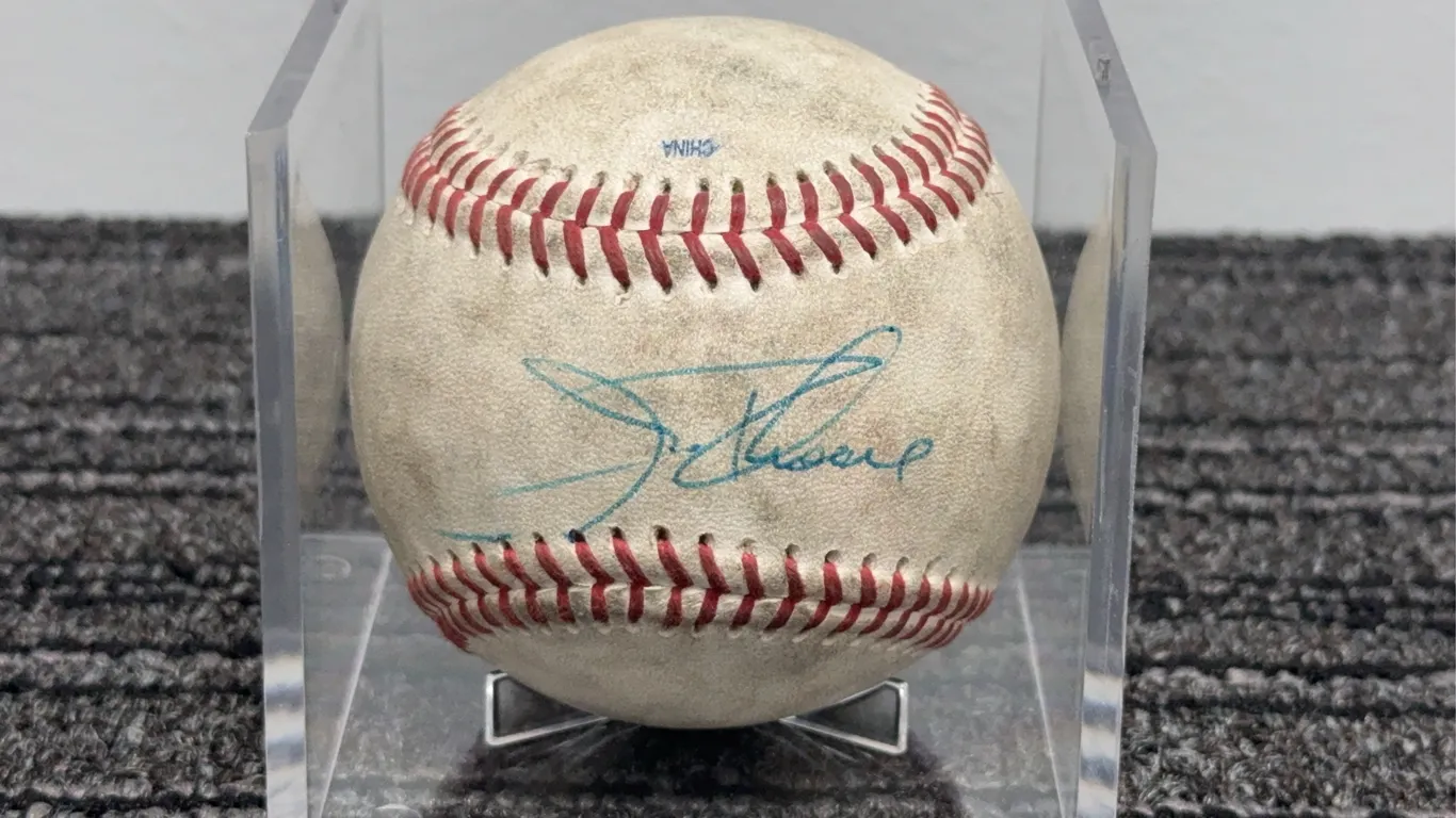 Jim Thome Autographed Game Used Minor League Baseball