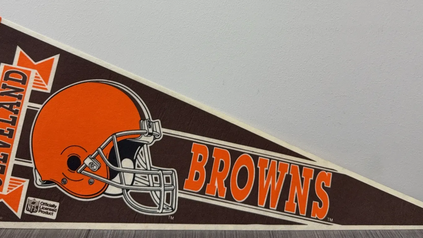 Vintage Cleveland Browns Pennant