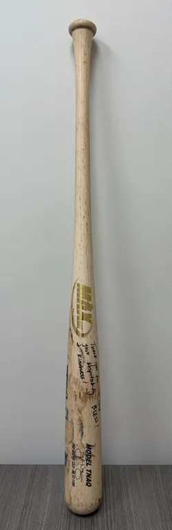 Tyler Naquin Autographed Max Game-Used Bat