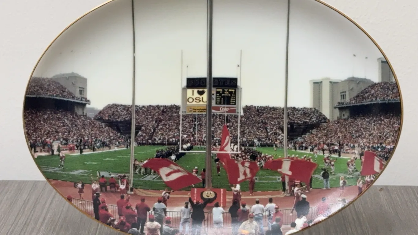 Ohio State Buckeyes Souvenir Stadium Plate