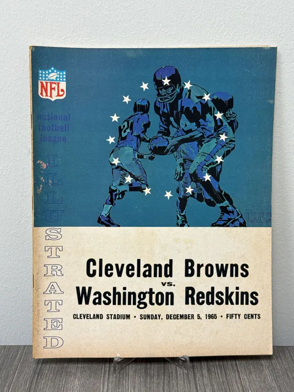 Vintage December 5, 1965 Cleveland Browns vs. Washington Redskins Program