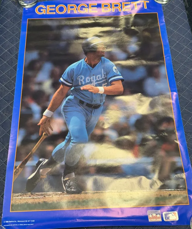 Vintage George Brett 1988 Starline Poster