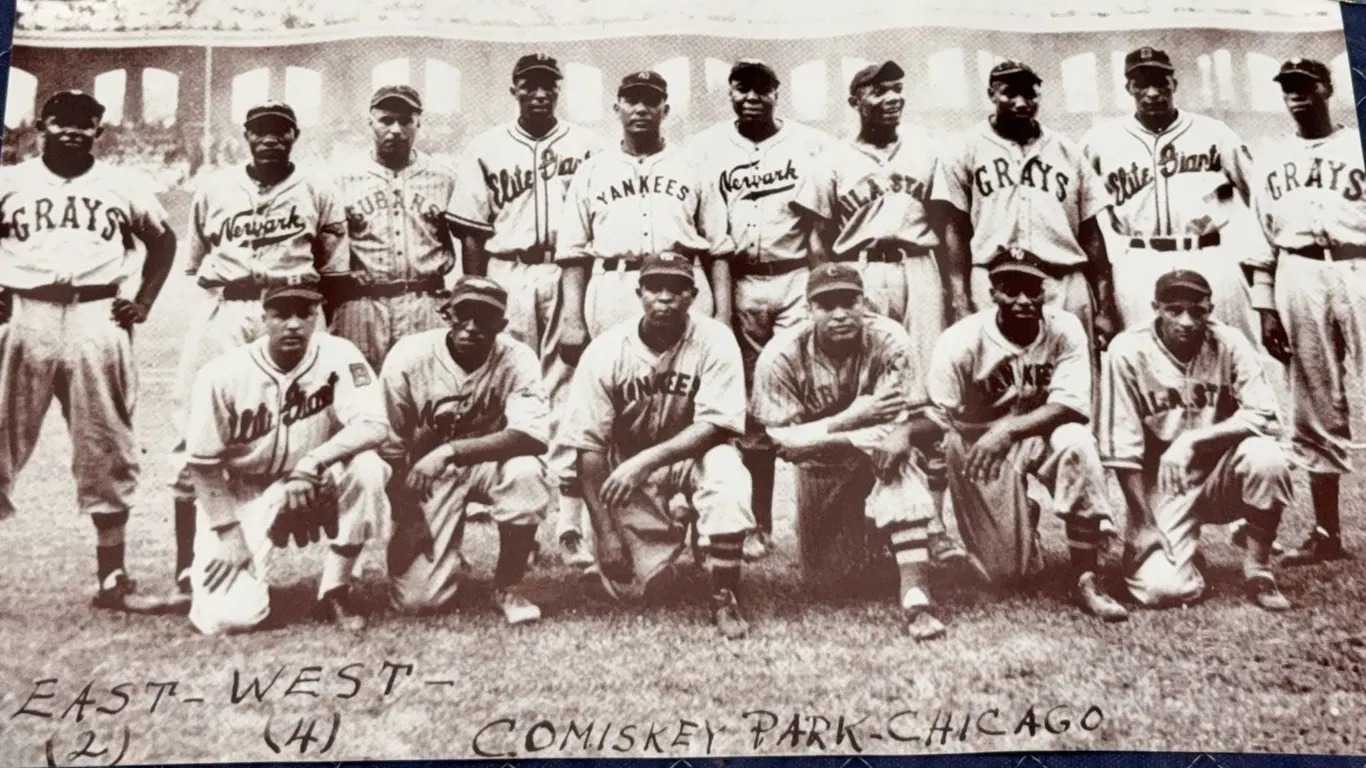 Vintage 1939 Negro League East vs West All-Star Game at Comisky Park