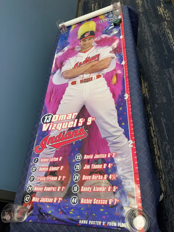 Vintage Grow with Omar Vizquel Poster