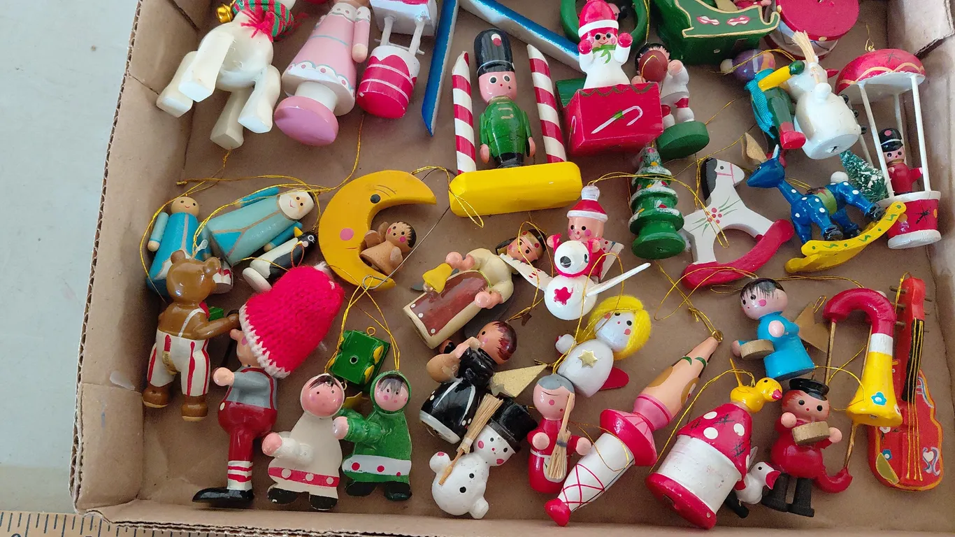 Vintage Wood Ornaments