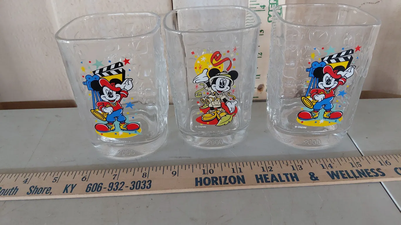 2000 McDonalds Mickey Mouse Glasses