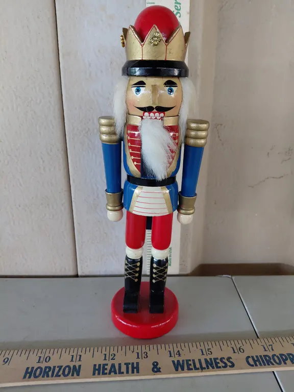 Wooden Nutcracker 10" Tall
