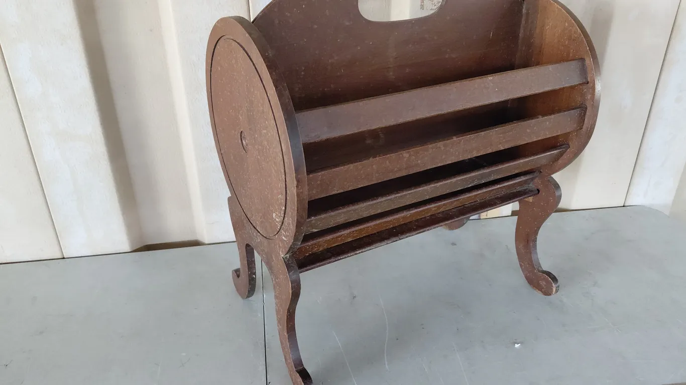 Wooden Magazine Rack 18.5"X12"X21.5"