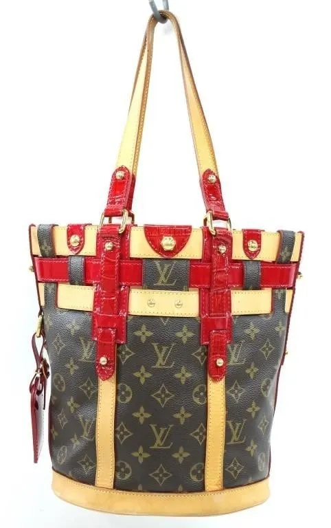 LOUIS VUITTON LIMITED EDITION RUBIS NEO BUCKET BAG