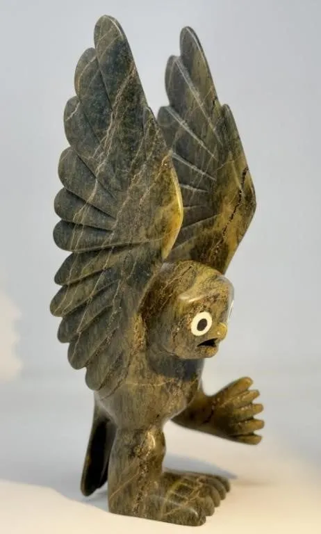 TOONOO SHARKY OPIK SERPENTINE STONE SIGNED
