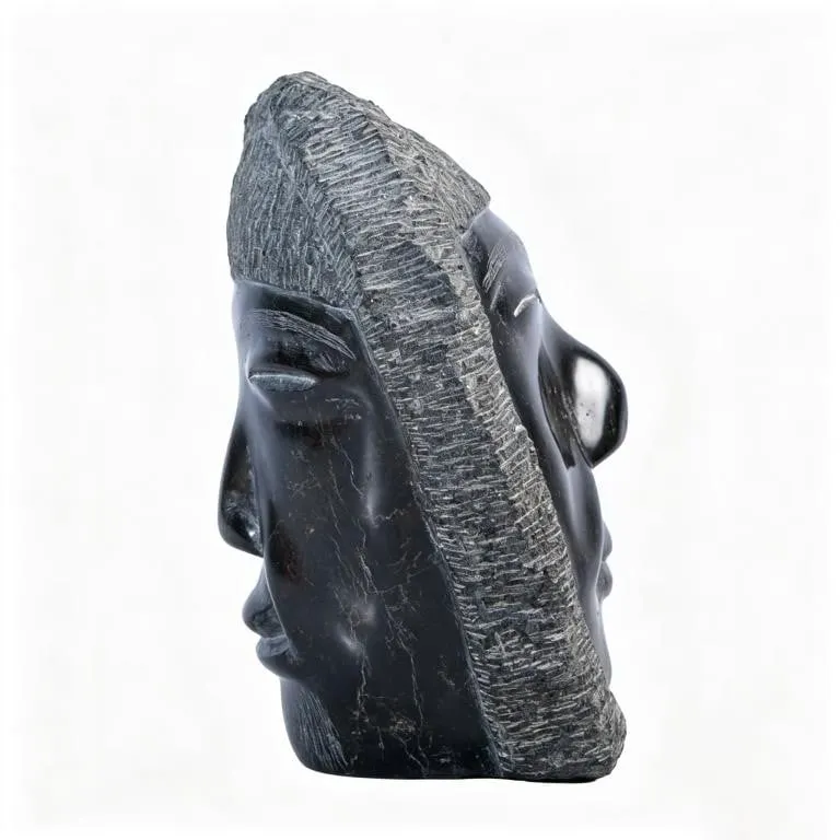 INUIT SOAPSTONEE "TWO-SPIRIT" SCULPTURE