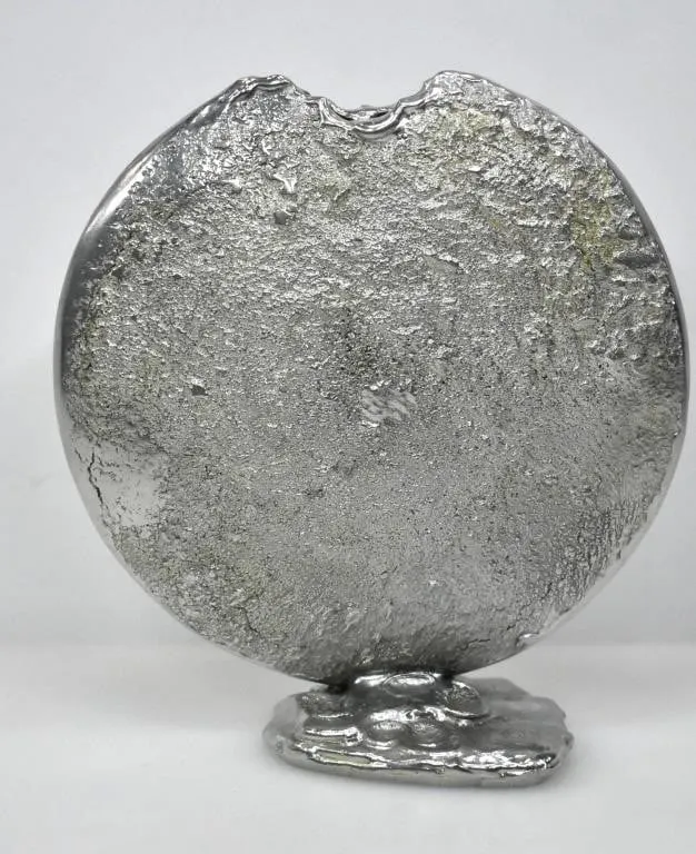 CANADIAN PEWTER SCULPTURAL VESSEL