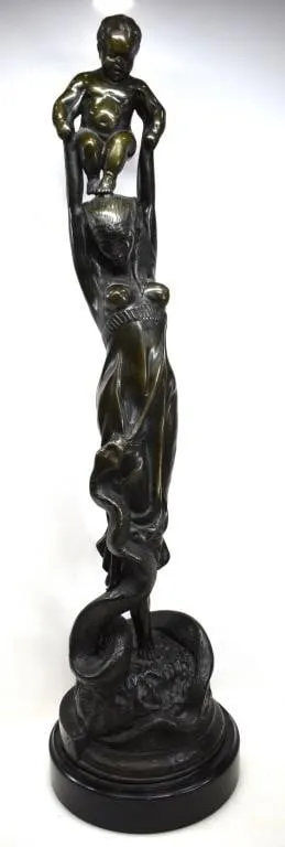 REPLICA BRONZE "L'EFFROI OU L'AMOUR MATERNAL"