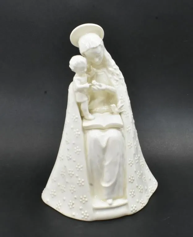 M.J. HUMMEL "FLOWER MADONNA" IVORY PORCELAIN