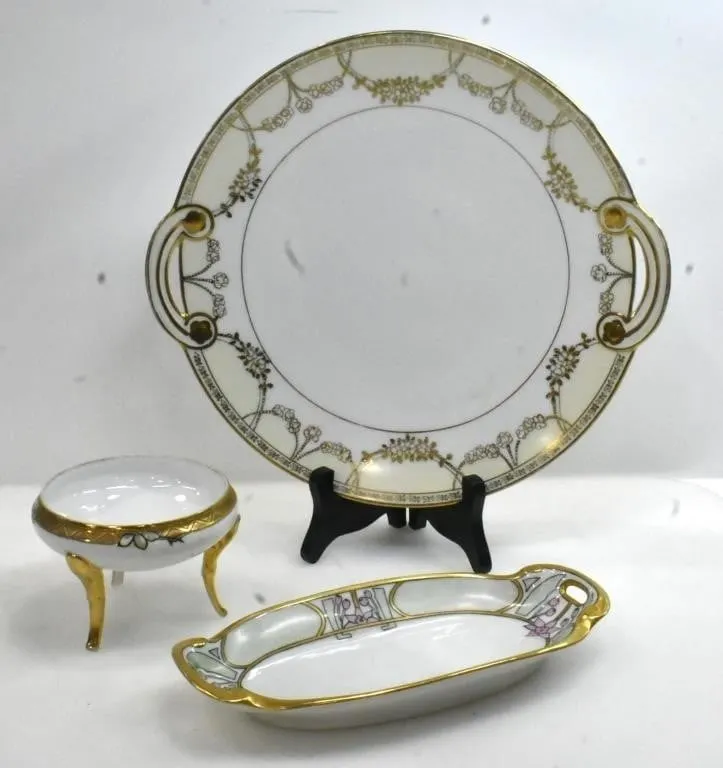 HAND PAINTED NIPPON PORCELAIN