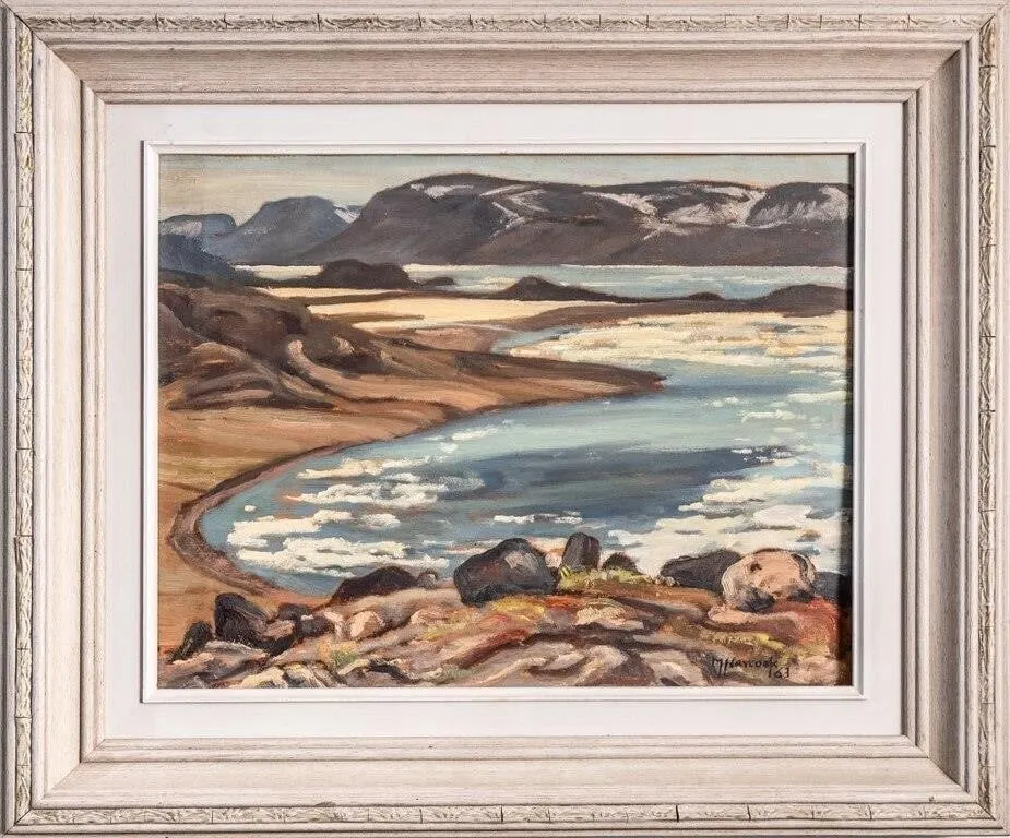 MAURICE HAYCOCK ARCTIC OIL "BAFFIN - 63 - NO. 10"