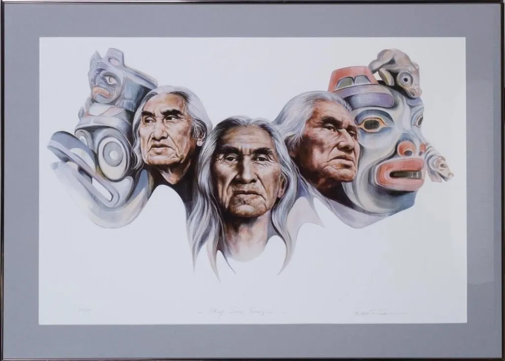 PAUL YGARTUA "CHIEF DAN GEORGE" LIMITED ED PRINT