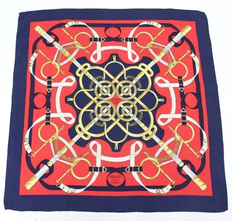 HERM�S "�PERON D'OR" PELLIER HENRI D'ORIGNY SCARF