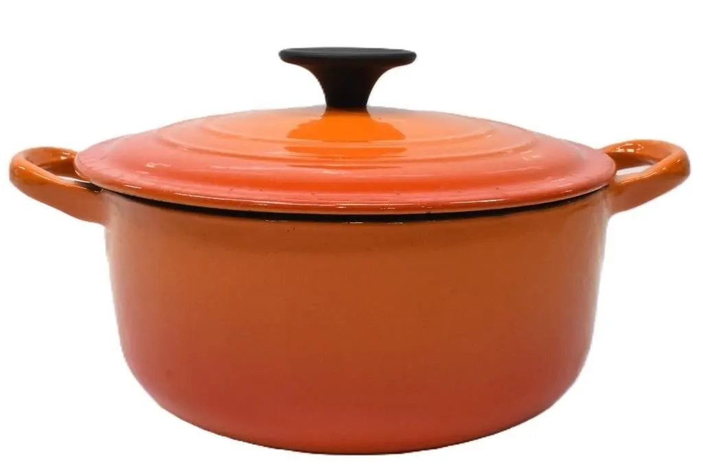 ORANGE LE CREUSET "C" DUTCH OVEN