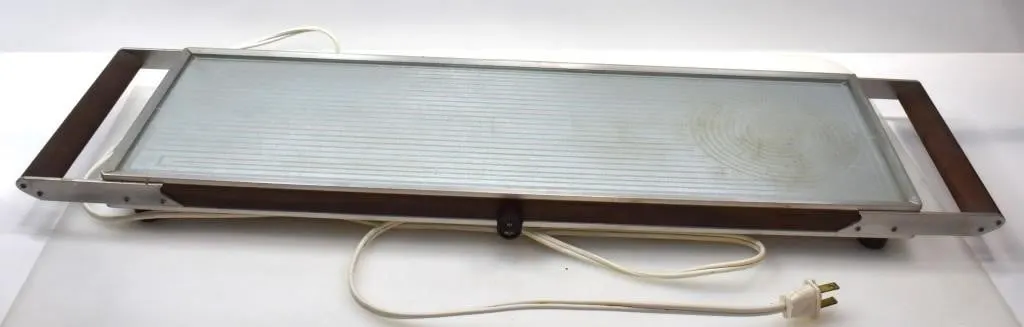 MID CENTURY SALTON HEATING TRAY, WORKING