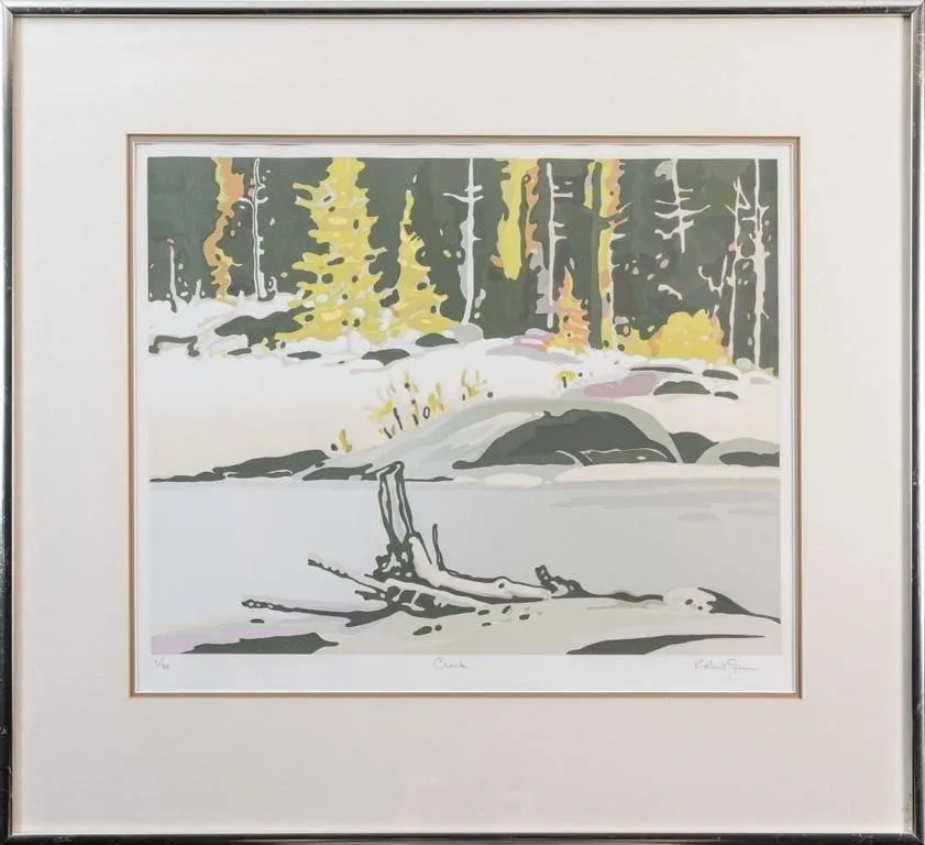 ROBERT GENN "CREEK" SERIGRAPH 1/34
